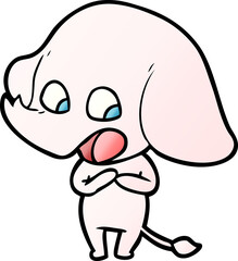 cute cartoon elephant