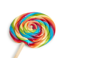 colorful candy isolated on white background