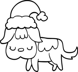 cute christmas dog