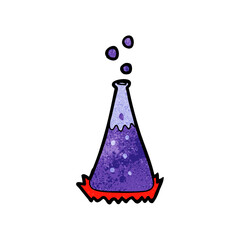 cartoon science experiment