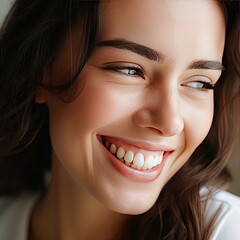 Fototapeta premium Person smiling at the camera