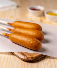 Deep Fried Corn Dogs