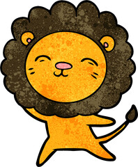 cartoon lion