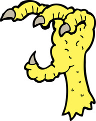 cartoon eagle claw