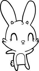 cute cartoon rabbit