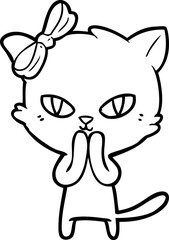 cute cartoon cat