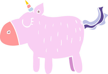 cartoon doodle cute unicorn