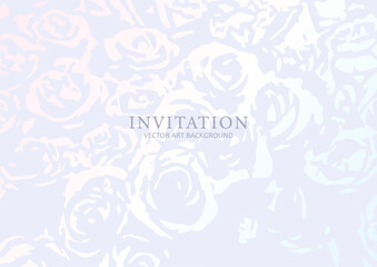 Flower elegant vector background design with a bouquet of roses. Luxury template for cover design, invitation, poster, flyer, wedding card, spa voucher template, wedding invite, gift certificate.