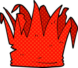 cartoon doodle xmas party hat