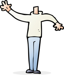 cartoon male gesturing body (mix and match cartoons or add own photo)