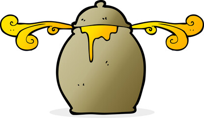 cartoon honey pot