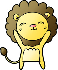 cartoon lion