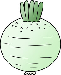 cartoon turnip