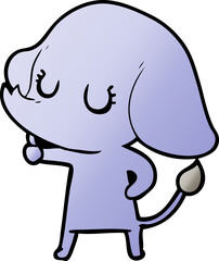 cute cartoon elephant