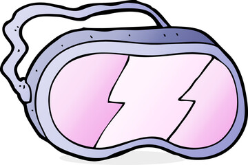 cartoon ski goggles