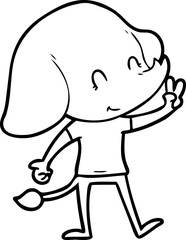 cute cartoon elephant