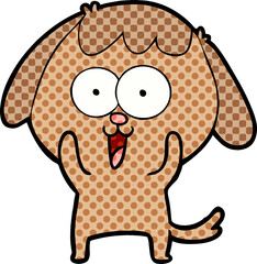cute cartoon dog