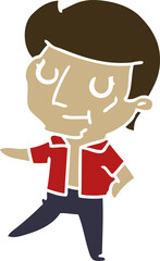 freehand drawn cartoon of kawaii older man