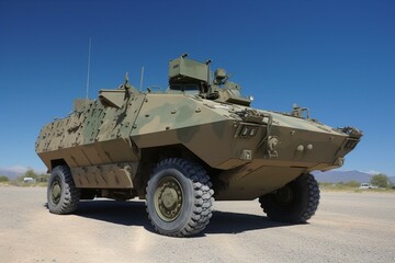 Combat vehicle. Generative AI