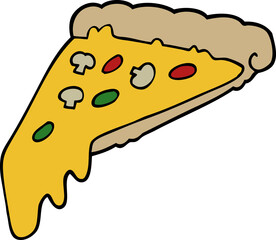 cartoon pizza slice