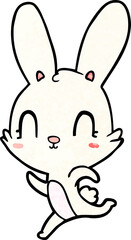 cute cartoon rabbit