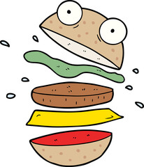 cartoon amazing burger