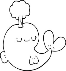 cute cartoon whale
