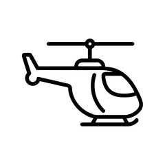 helicopter icon illustration