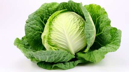 Obraz premium Cabbage on white background