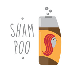 Shampoo icon clipart isolated vector illustration
