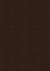 Hand-drawn unique abstract symmetrical seamless ornament. Light semi transparent brown on a dark brown background. Paper texture. Digital artwork, A4. (pattern: p11-2e)