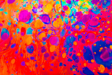 Ebru marbling effect surface pattern design for print