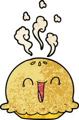 cartoon happy pie