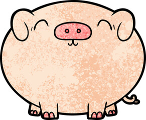 cartoon pig