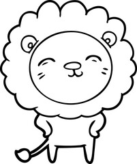 cartoon lion