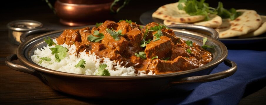 Savory and indulgent, this Tikka Masala stars tender pieces of lamb slowcooked in a ed tomato curry, creating a dish that is both deeply flavorful and wonderfully tender.