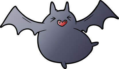 spooky cartoon bat