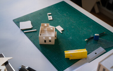 Architectural model of a House