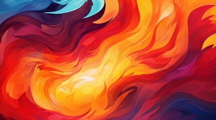 fire colors rotating swirl background
 - obrazy, fototapety, plakaty