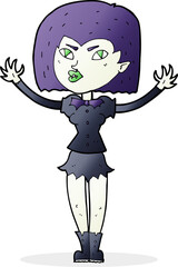 cartoon vampire girl