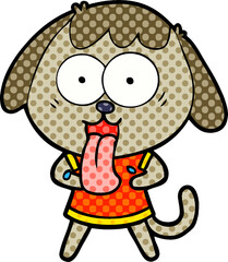 cute cartoon dog