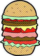 cartoon amazing burger