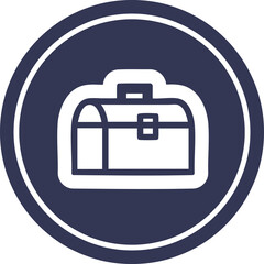 tool box circular icon symbol