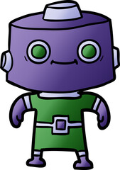 cartoon robot
