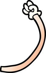 cartoon doodle retro hand gestures