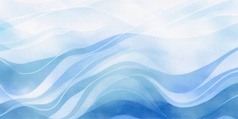 Obraz premium Blue and white abstract ocean wave texture. Banner Graphic Resource as background for ocean wave abstract graphics. Web mobile banner
