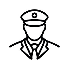 police icon illustration
