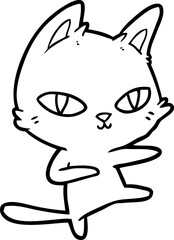 cartoon cat dancing