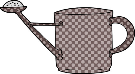 cartoon watering can