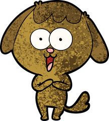 cute cartoon dog